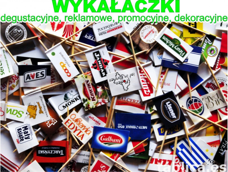 wykałaczki degustacyjne, reklamowe, pikery , flagietki 0