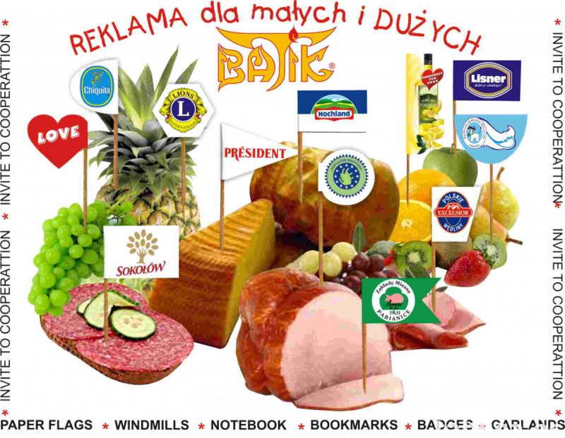 wykałaczki degustacyjne, reklamowe, pikery , flagietki 3