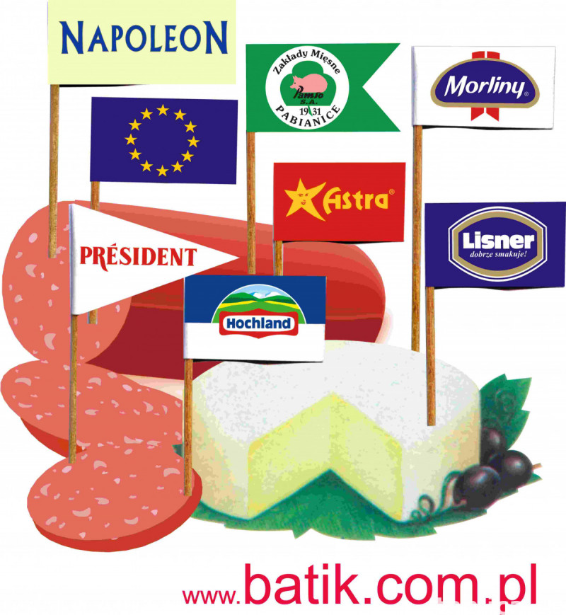 wykałaczki degustacyjne, reklamowe, pikery , flagietki 6