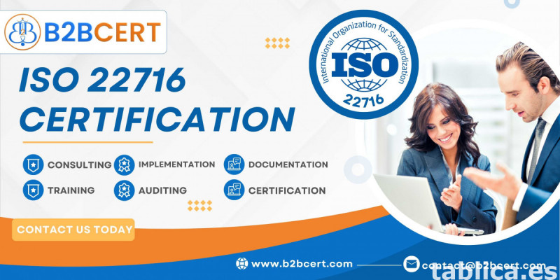 ISO 22716 Certification Services in California 0